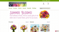 Desktop Screenshot of grandfloralflowers.com